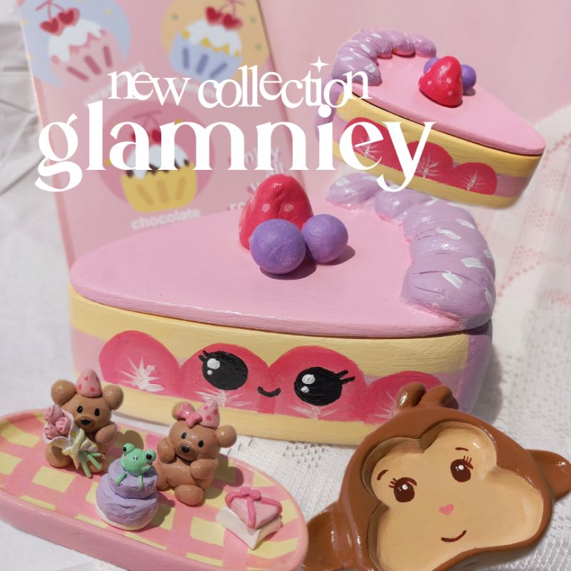 Glamniey cute Collection / New collection by Glamniey #2♡  clay trinket dish/ clay tray