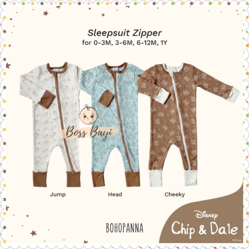 BOHOPANNA - Sleepsuit Disney / Jumper Panjang Bayi