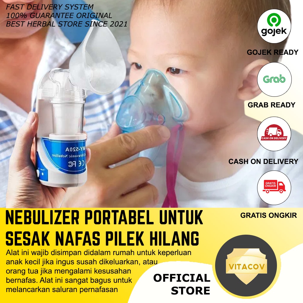 Alat Terapi Pernafasan untuk Sesak Nafas Asma Sinusitis Hidung Tersumbat Flu