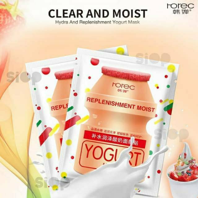 ROREC YOGURT FACIAL MASK (SHEET) ORIGINAL