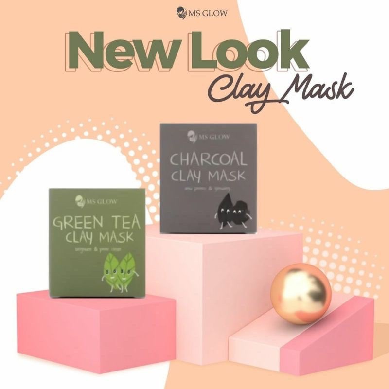 CLAYMASK CLAY MASK CLAY MASK CHARCOAL CLAY MASK GREENTEA