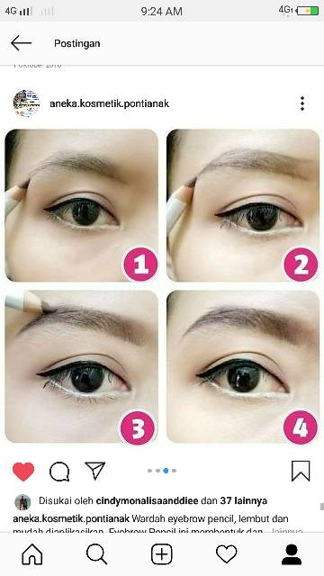 WARDAH EYEBROW pensil / pensil alis