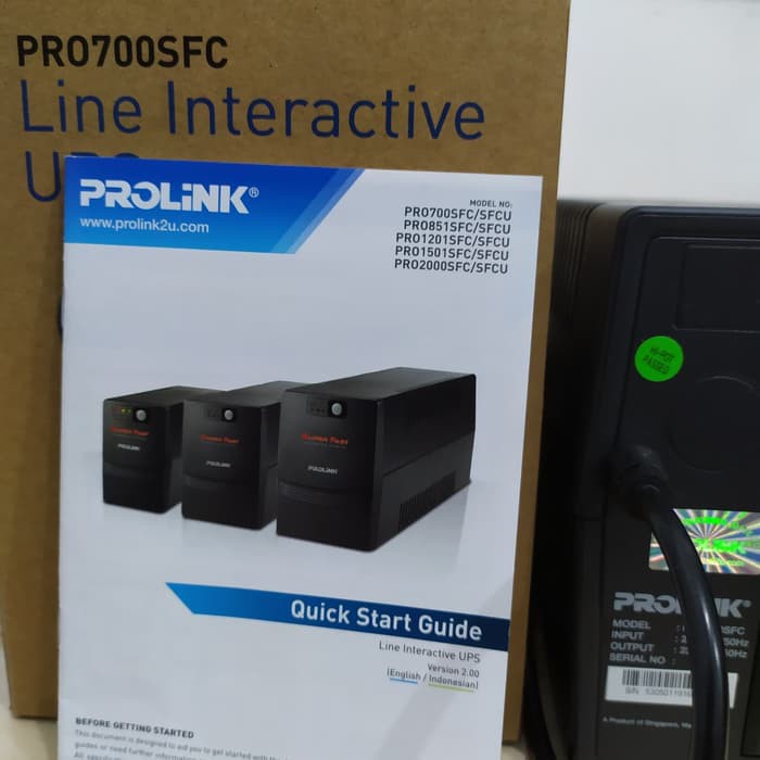 PROLINK UPS PRO700SFC GARANSI RESMI