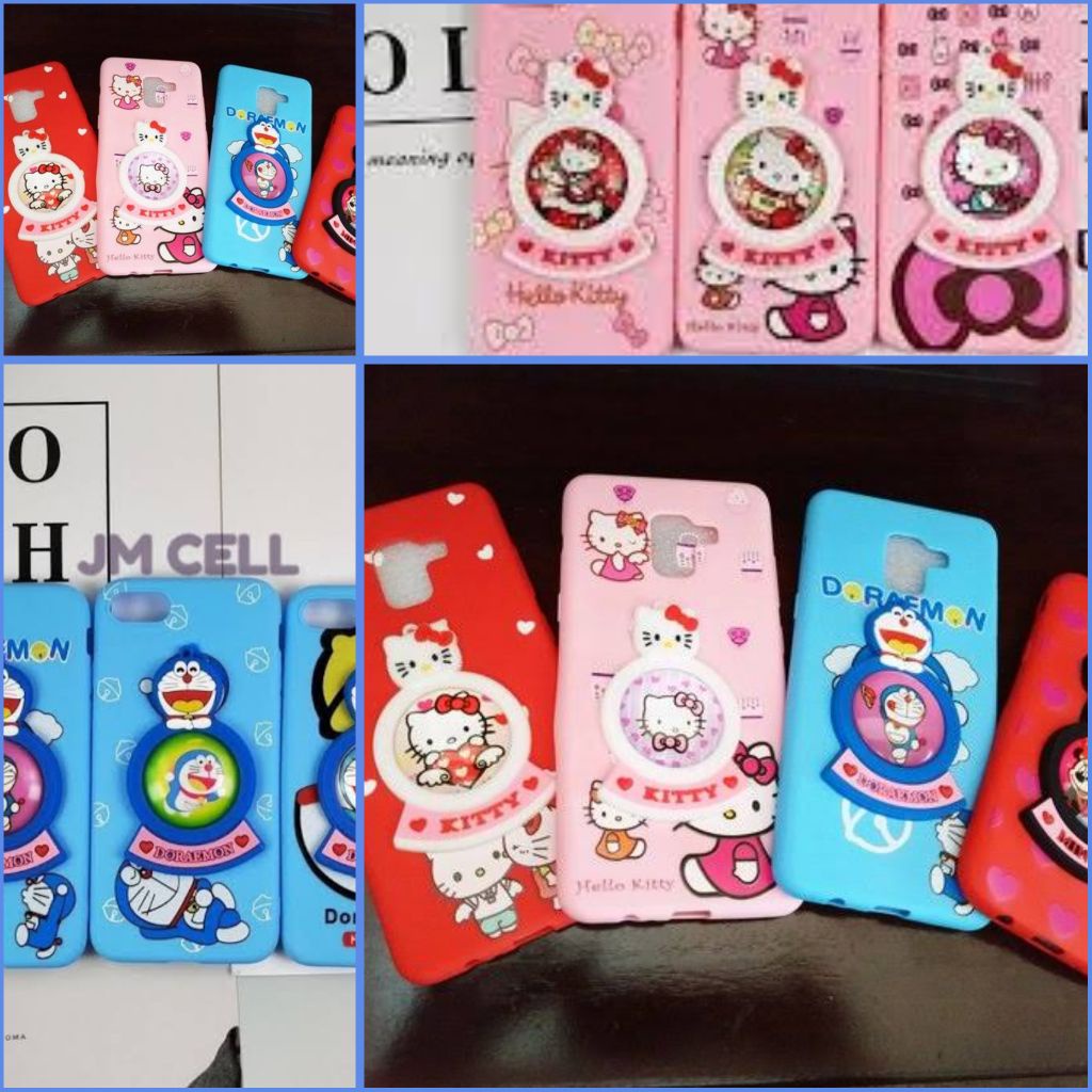 SOFT CASE TIMBUL KACA KARAKTER OPPO A3S