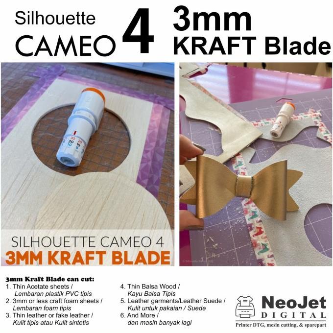 

Pisau Cameo 4 Kraft Craft Blade 3 Mm Original Mesin Cutting Cameo 4