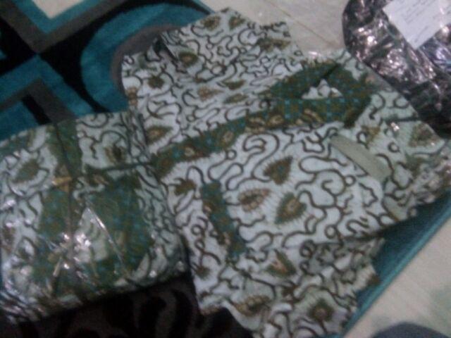 Bswart Batik Hrb026 Kenongo Hem Pendek Padi Pekalongan M L Xl Batik Pria Murah Modern Grosir