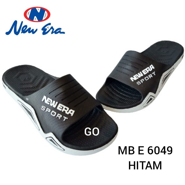 gof NEW ERA MB E 6049 Sandal Selop Pria Dewasa Sendal Karet Anti Slip Original