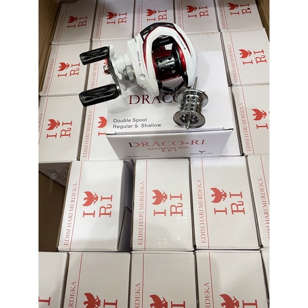 Reel Baitcasting/Bc Oncak Draco RI Merdeka(Double spool) Limited edition