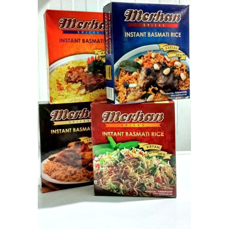 

Merhan Nasi Beras Basmati mix bumbu biryani - kebuli kabuli - mandi mandhi - kabsah
