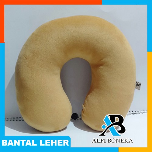 Bantal Leher Dewasa Polos Halus Lembut ber SNI kualitas no 1 Warna Coklat Muda