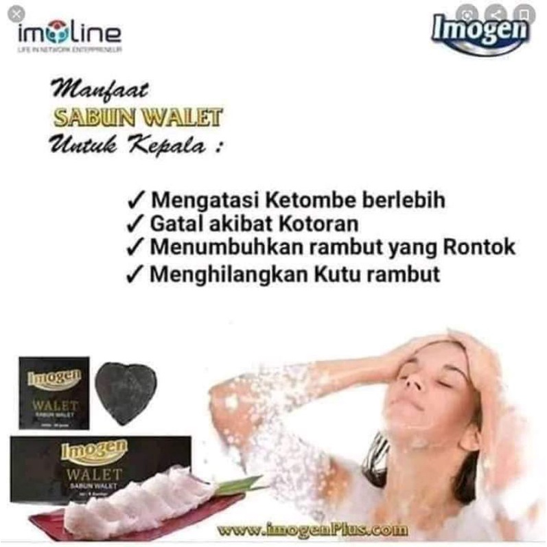 BLACK WALET FACIAL SOAP IMOGEN sabun black walet original 100%BPOM