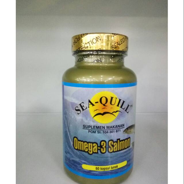 Minyak ikan sea quil omega 3 salmon