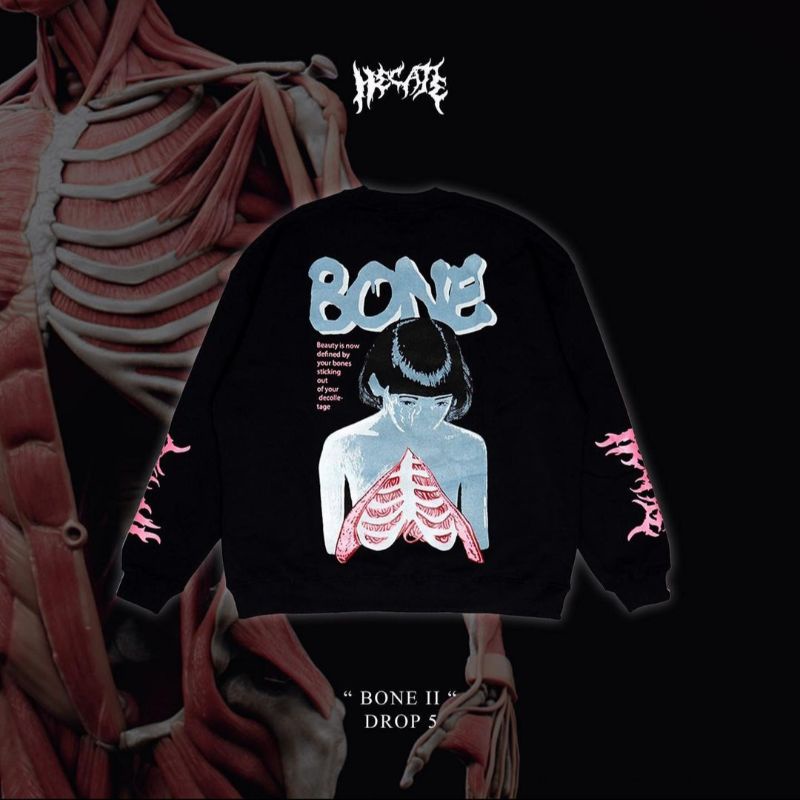 Hecate Crewneck "BONE II DROP 5"