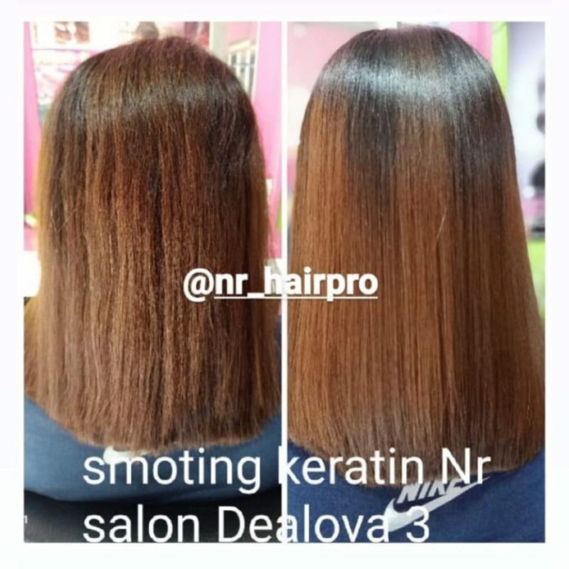 NR SOFTLINE Silky Smooth | Pelurus Rambut Keratin | Step 1 XR &amp; Step 2