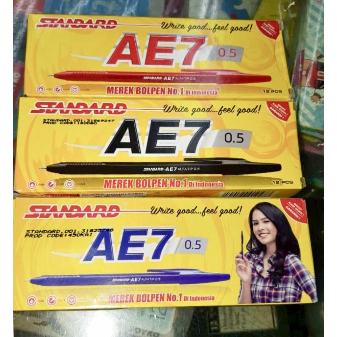 

Pulpen Standard AE7 (12 pcs)