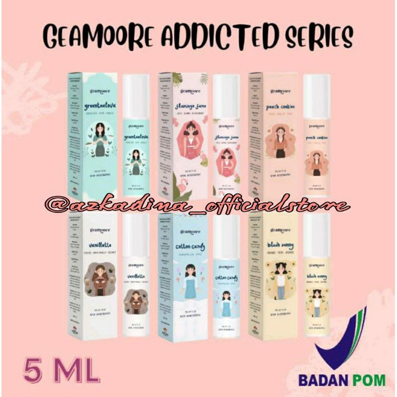 GEAMORE PARFUM ROLL ON BPOM 5 ML / GEAMORE ADDICTED SERIES  5 ml