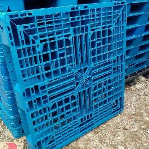 Jual Pallet Plastik New Warna Biru Mq Uk 110 X 110 X 12 Cm Static