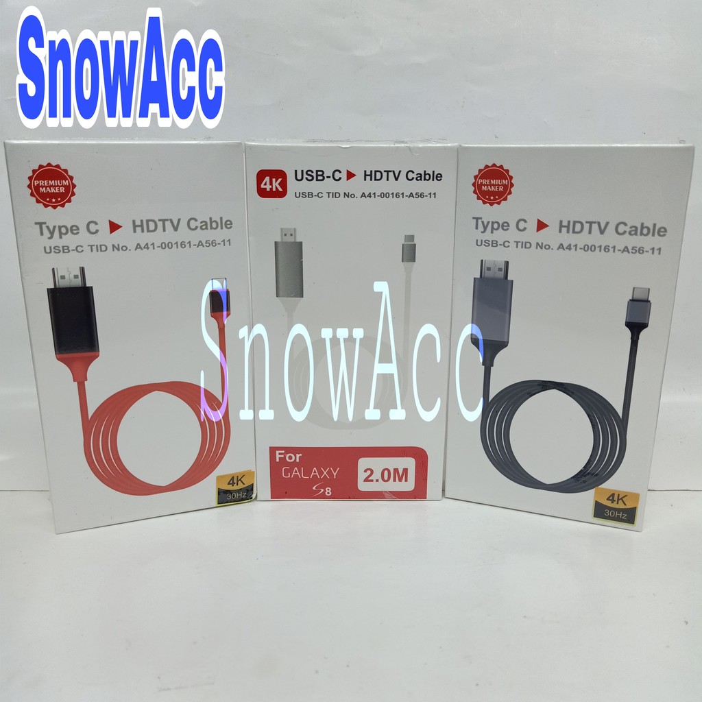 Kabel HDTV HDMi Type C Video Cable Type C Kabel HDMi Type C