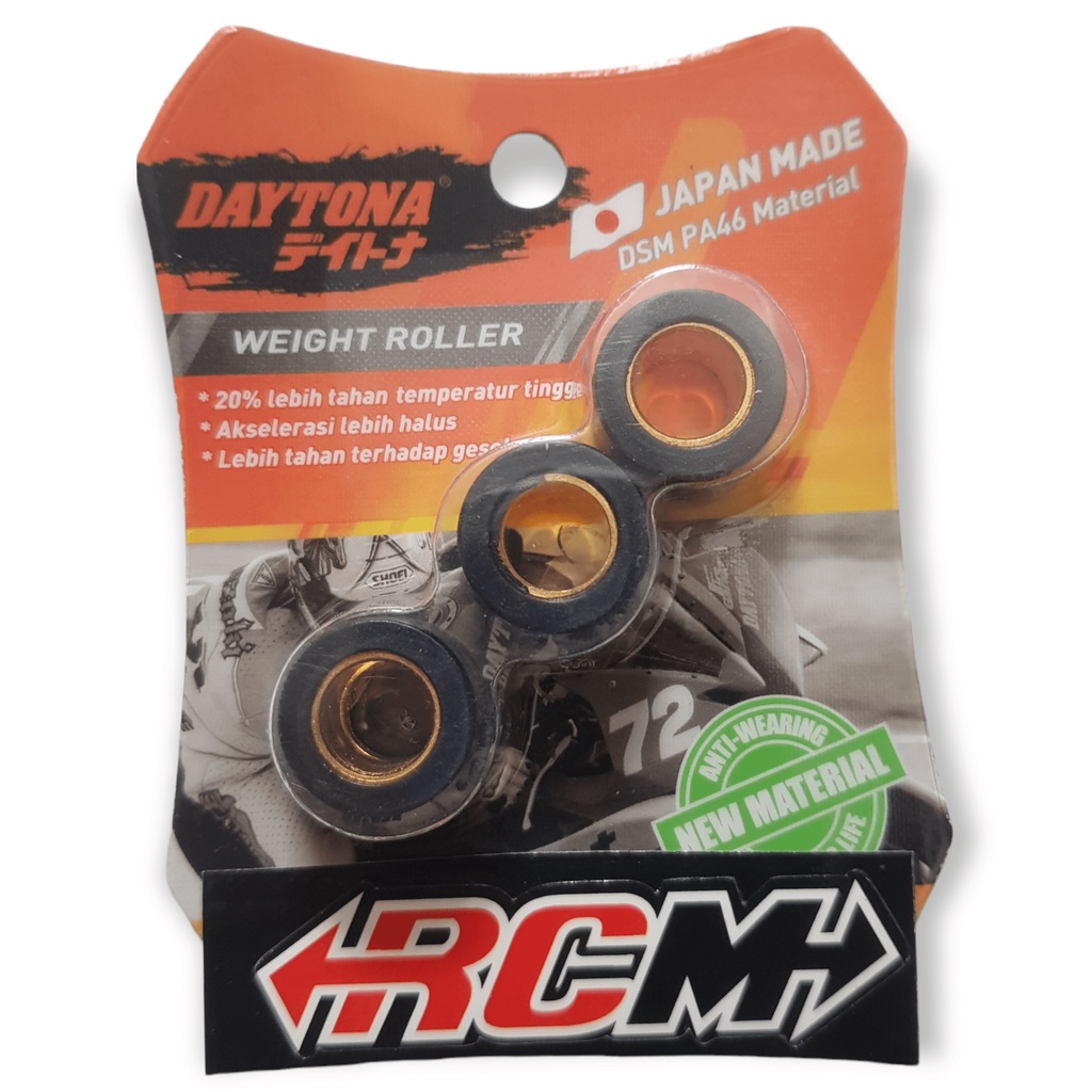 ROLLER ROLER ISI 3 DAYTONA 4551 7GRAM 7 GRAM 7GR 7 GR VARIO 110 BEAT SCOOPY FI F1 ESP NEW VARIO ESP ORI ORIGINAL DAYTONA ASLI