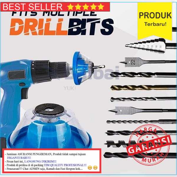 

TERBARU Pelindung Penahan Mata Bor Drill Anti Debu Cover Bor Drill Dust Collector