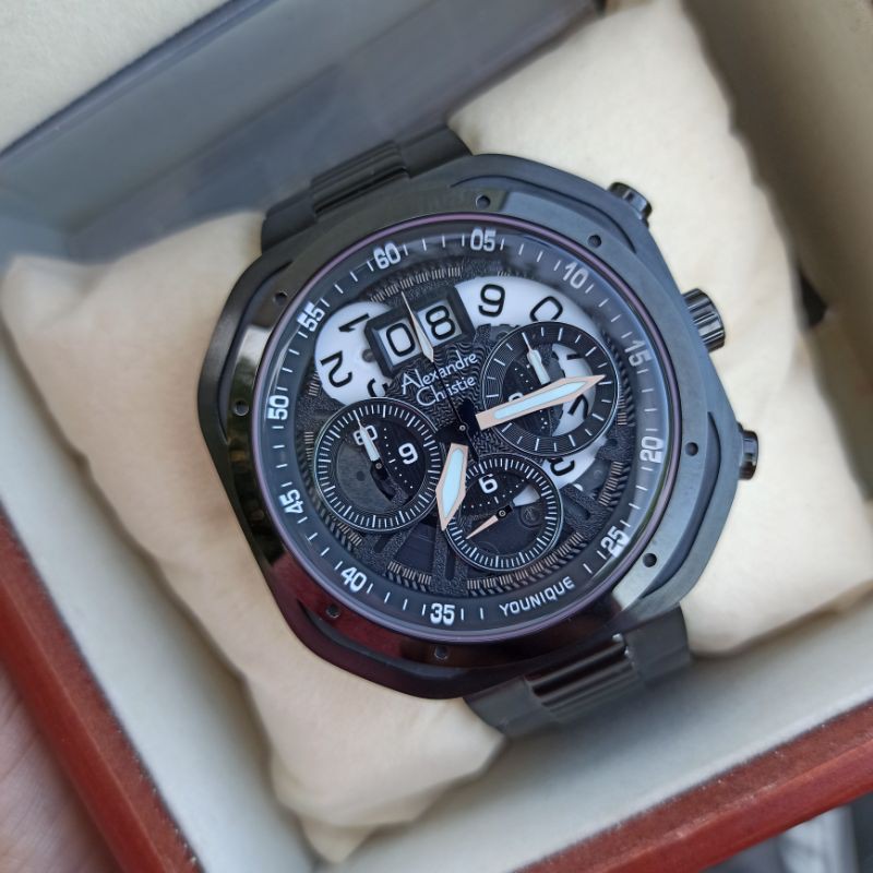 Jam Tangan Alexandre Christie AC 6468 MC Seken Preloved