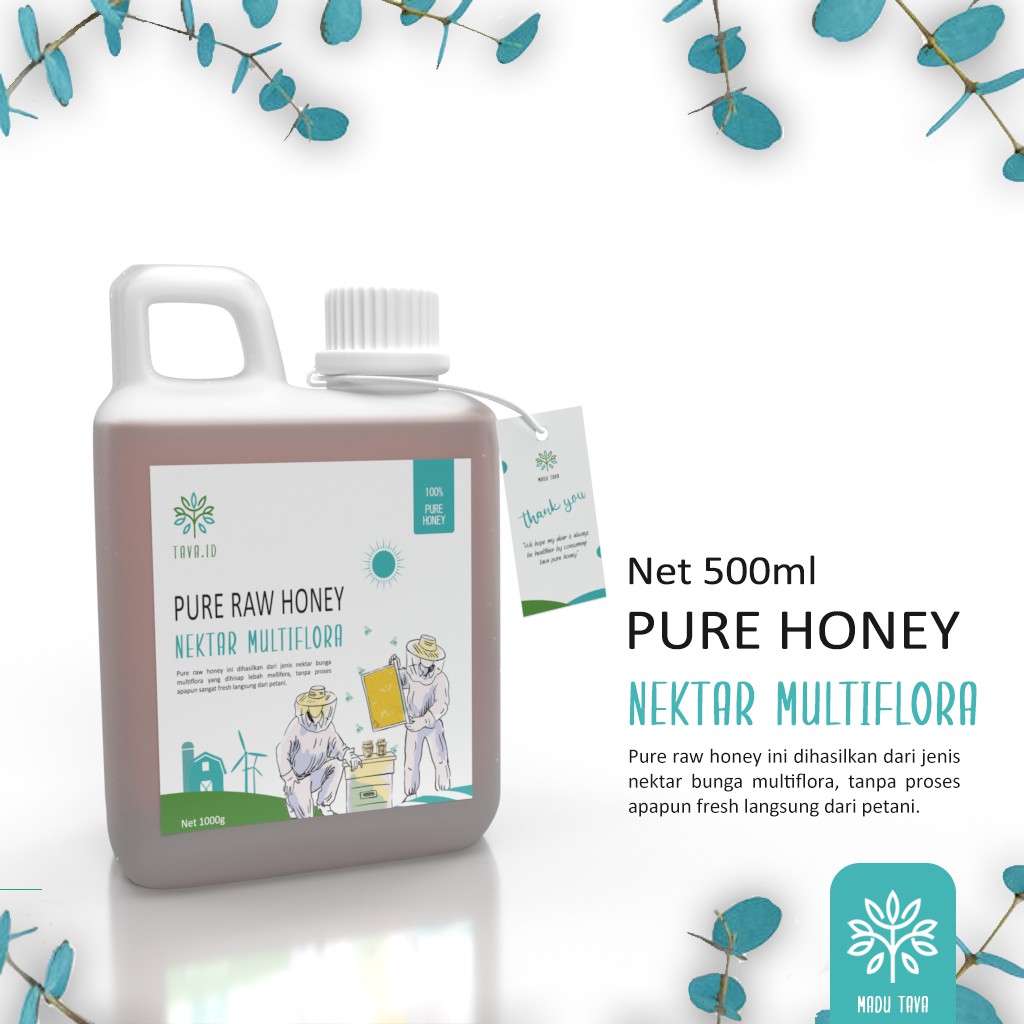 

Madu Murni Tava Nektar Multiflora 500 ml [TVM01]