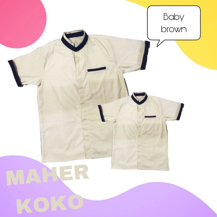 baju koko couple ayah anak   baju koko anak couple