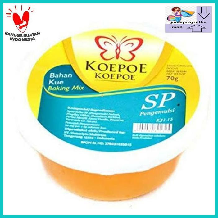 

54Etr7U- Koepoe Koepoe Sp, Emulsi, Pengembang Kue 70 Gram 9Uhhjt7-
