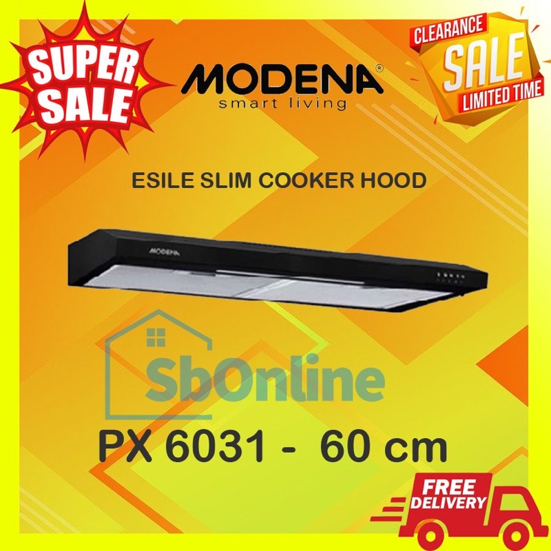 Modena Cooker Hood - ESILE PX 6031 L