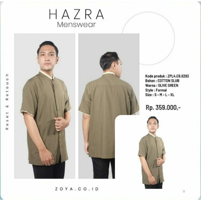 Zoya pgs baju koko Hazra Menswear