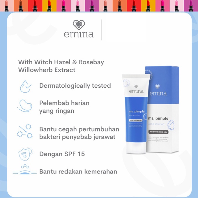 Emina Ms. Pimple Series | SPOT Gel Face Wash Moisturizing Gel Toner Acne Solution ✰ ascocobeauty ✰