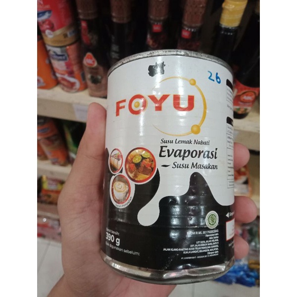 

Foyu Susu Lemak Nabati Evaporasi Susu Masakan 390gr