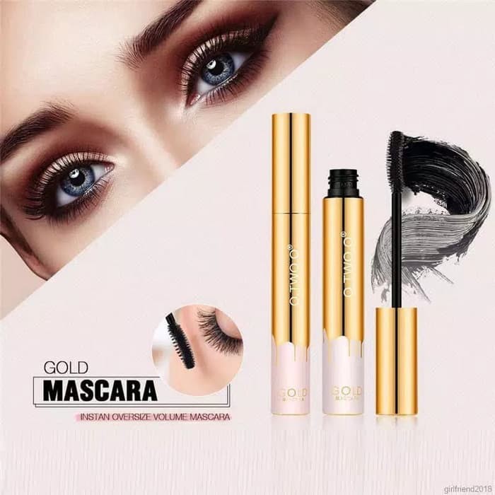 (READY &amp; ORI) O.Two.O Otwoo Waterproof Gold Mascara Maskara Long Lasting Curling 9981 - Black