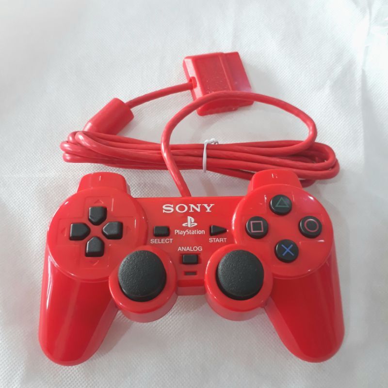 STICK PS2 OP Ori Pabrik warna MERAH