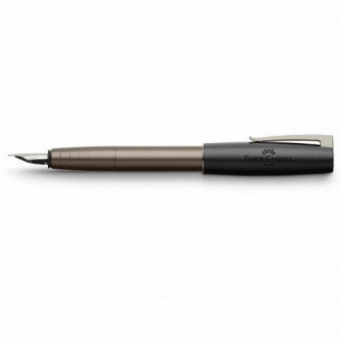 

(BISA COD) FABER-CASTELL || LOOM GUN METAL FOUNTAIN PEN STOK TERBATAS Kode 537