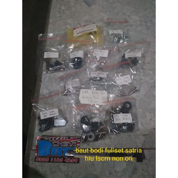 baut bodi fullset satria hiu lscm non ori