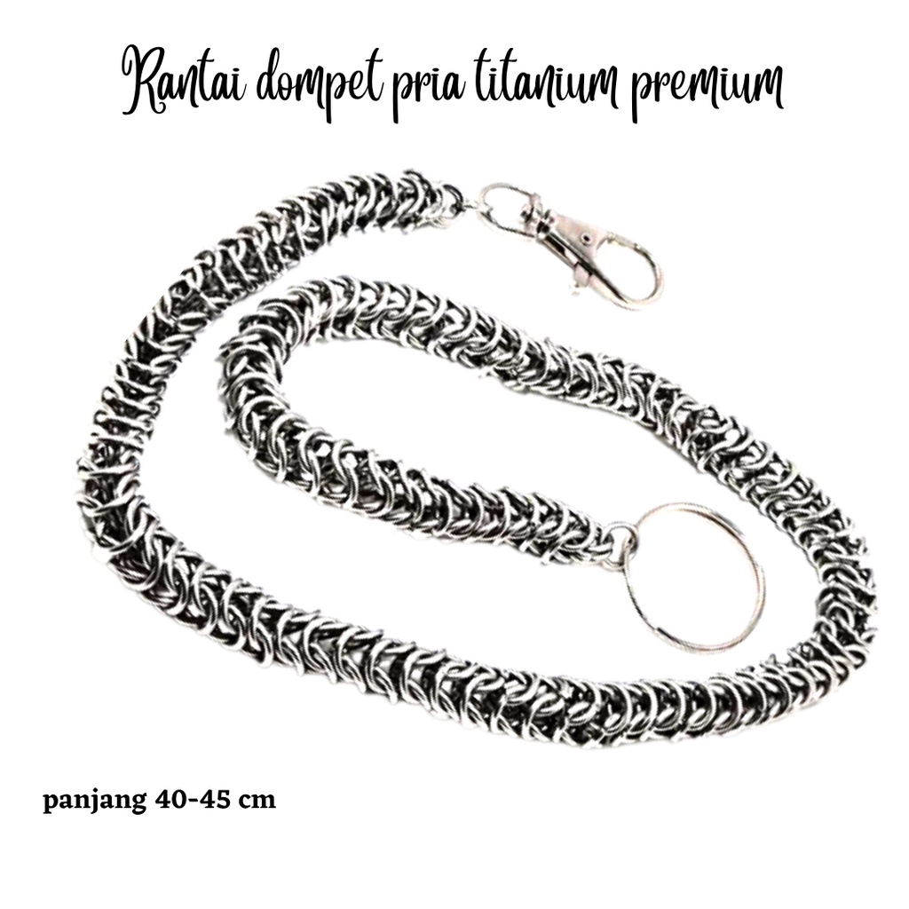 RANTAI DOMPET PRIA TITANIUM PREMIUM,RANTAI DOMPET PRIA,RANTAI DOMPET PRIA ANTI KARAT,RANTAI DOMPET BAJA TITANIUM