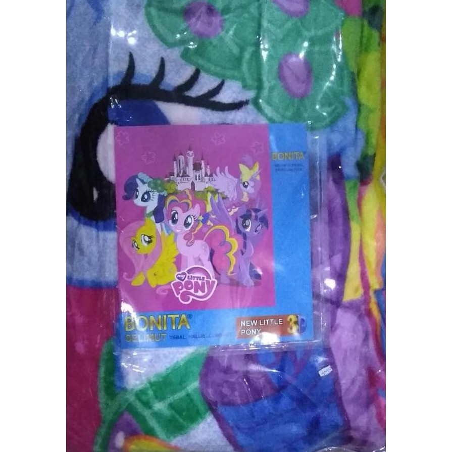 ACH SELIMUT BONITA NEW LITTLE PONY BLANKET MY LITTLE PONY KUDA PONI Paling Dicari Shopee Indonesia