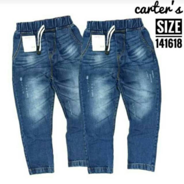  Celana  Anak  Laki  Denim Jeans Bahan Tebal Lembut Ukurna 