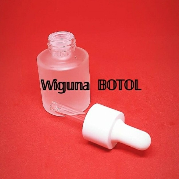 Botol Kaca Pipet 20 ML Frosted / Botol Pipet 20ml Frosted