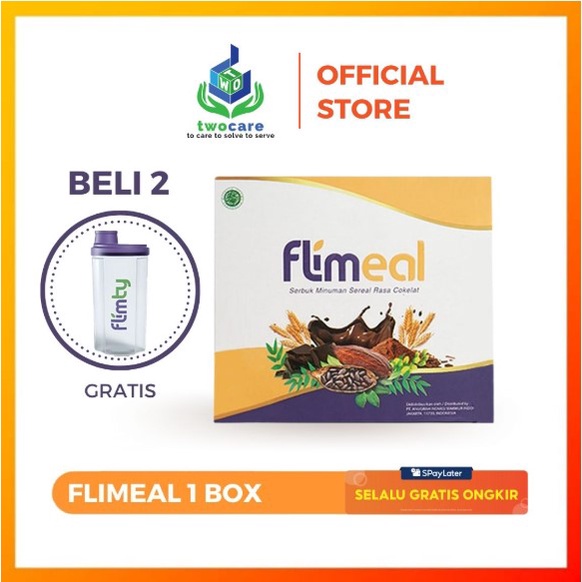 Flimeal Flimty Meal 1 Box Minuman Sereal Pengganti Makan Halal BPOM  Coklat