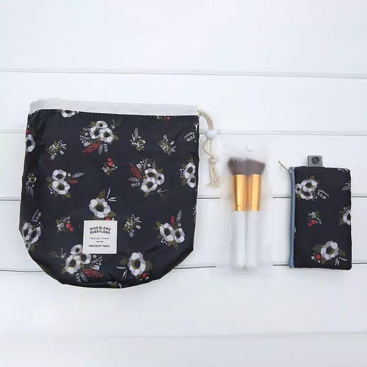 Korea Iconic Travel v2 Dresser Pouch Cosmetic Jumbo Tas Kosmetik Impor New 1055-1