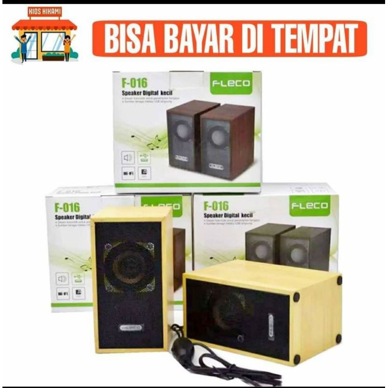 SPEAKER KOMPUTER FLECO F-016 SPEAKER FLECO PORTABEL SPEAKER LAPTOP KOMPUTER AUDIO PC