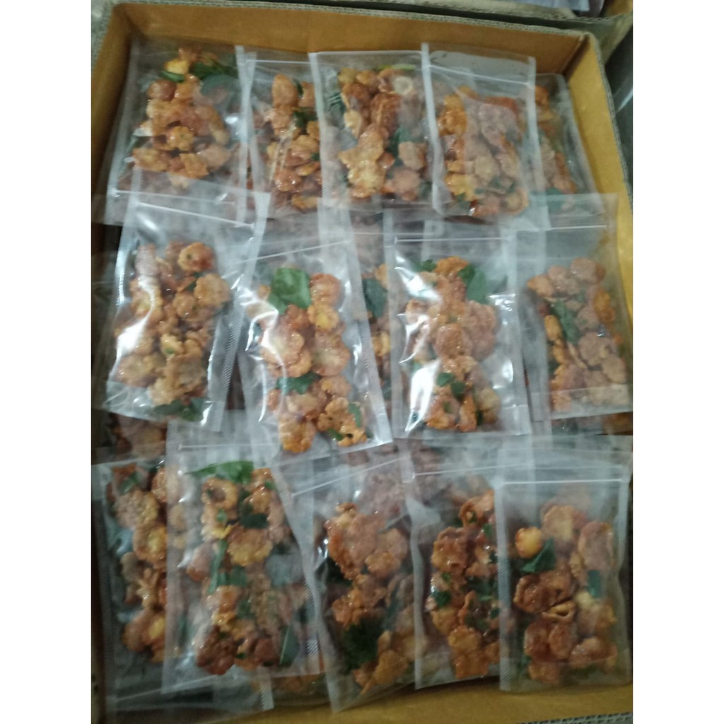 

Emping Thailand Melinjo Pedas Manis Balado Plus Daun Jeruk