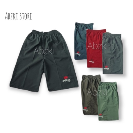 CELANA KOLOR 7/8 CELANA PENDEK CELANA SANTAI CELANA OLAHRAGA BAHAN PARASUT PRIA & WANITA