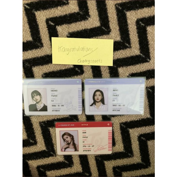 sana id card booked