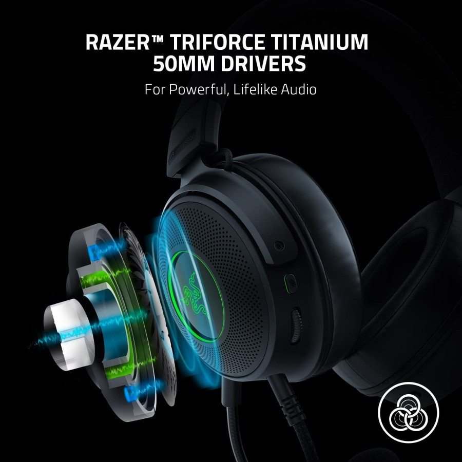 Razer Kraken V3 HyperSense RGB Gaming Headset