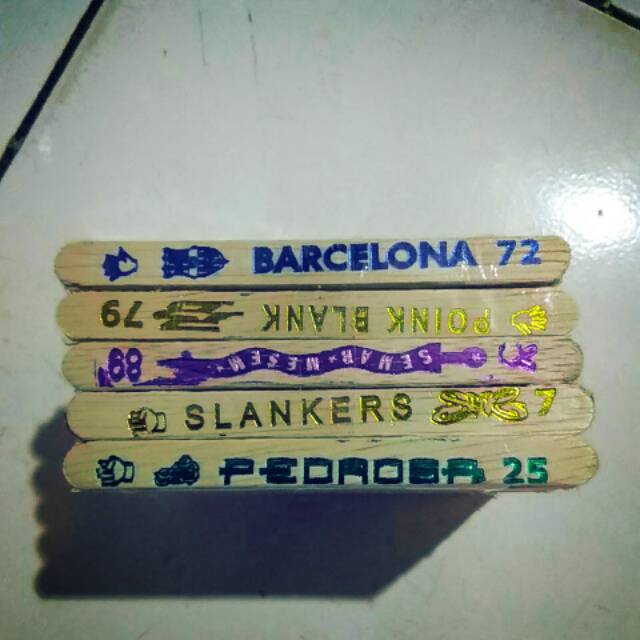 Stik kayu stick kayu bergambar. Isi 250 stik