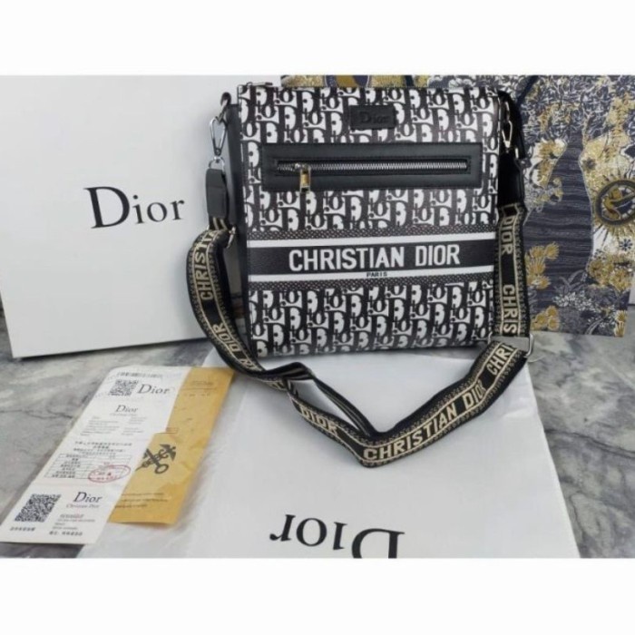 TAS SELEMPANG C DIOR PRIA/WANITA MIRROR ✔️  [KEKINIAN]✔️