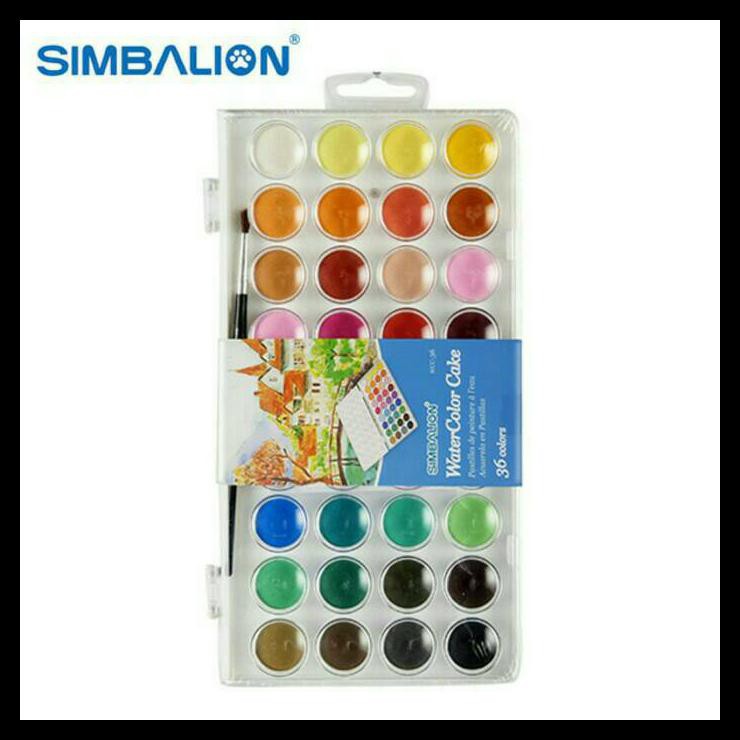 

Terlaris Simbalion Watercolor Cake 36Clr